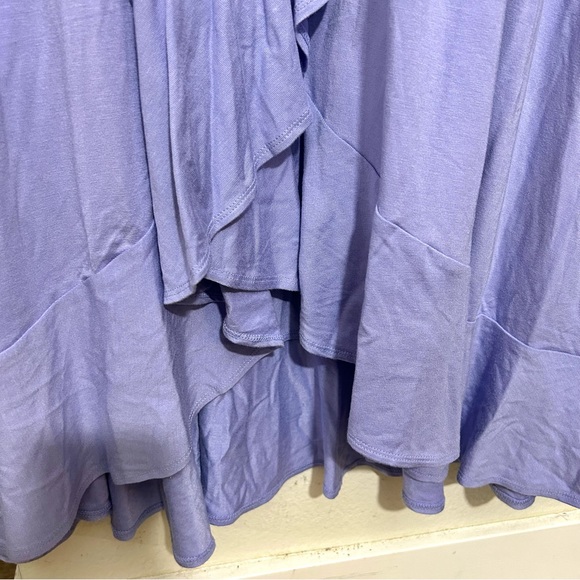 NWOT Isabel by Ingrid+Isabel Midi/Maxi Lilac Maternity Dress Ruffles Sz L - Picture 8 of 12